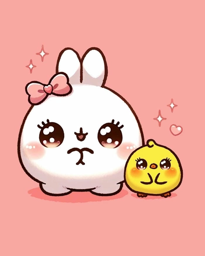 Chiêm ngưỡng bộ ảnh thỏ cute chibi dễ thương khiến ai cũng mê