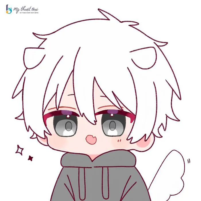 300 mẫu tranh vẽ hình chibi cute nam, nữ cực dễ thương | Mỹ Thuật Bụi | Mỹ  Thuật Bụi