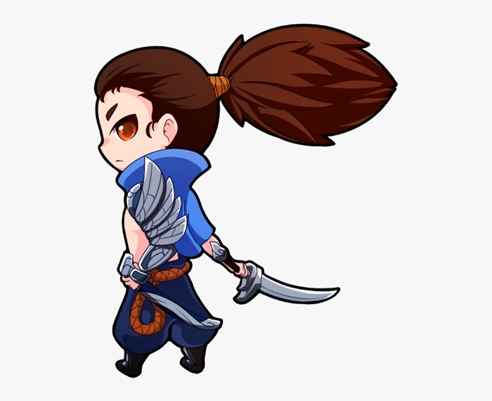 League Of Legends Chibi Yasuo, HD Png Download , Transparent Png Image -  PNGitem