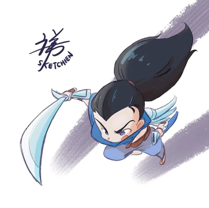 Sorieketon! Here's a chibi Yasuo i drew :D : r/leagueoflegends