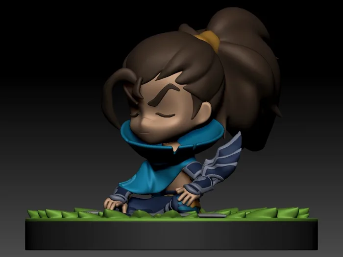 💬 Yasuo Chibi League of Legends Fanart・ STL File for 3D printing・Cults