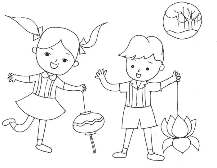 50+ mẫu tranh tô màu Trung thu đẹp và dễ tô cho bé 2026