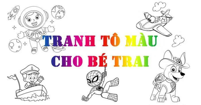 200+ tranh tô màu cho bé trai : Siêu nhân, siêu xe, siêu sao đủ cả! -  BlogAnChoi