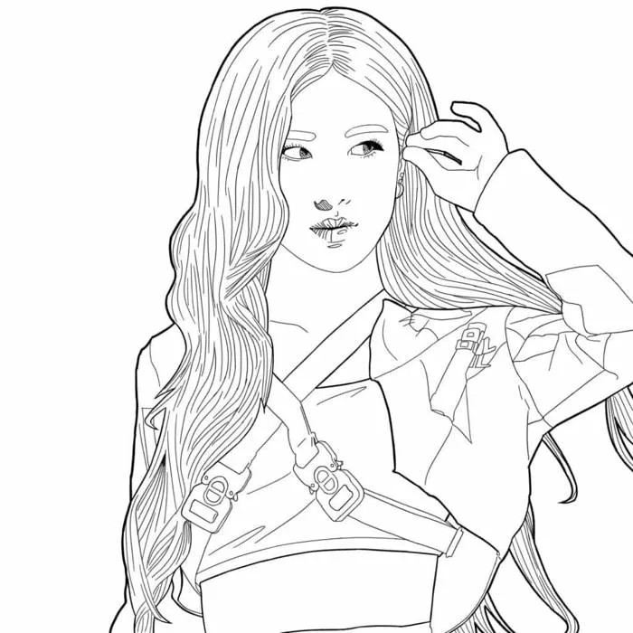 Tô Màu Blackpink - Tranh Tô Màu Cho Bé