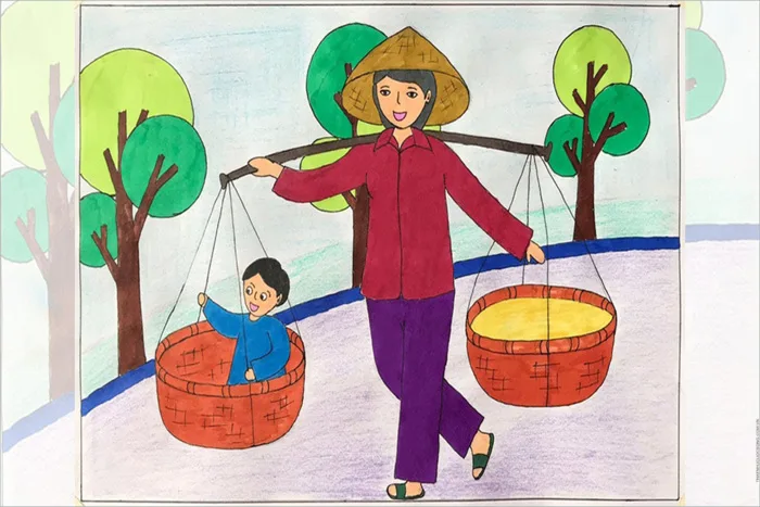 Vẽ Tranh Tặng Mẹ Ngày 20/10 Nên Vẽ Gì? - Nhà Văn Hoá Phụ Nữ thành phố Hồ  Chí Minh