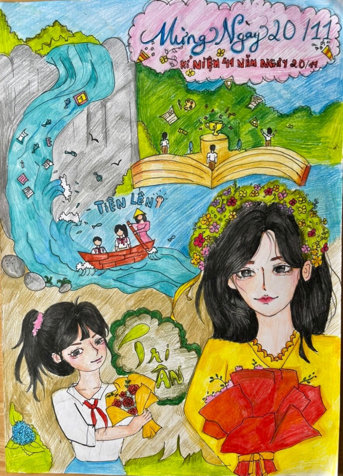 BẢN TIN “HỘI THI VẼ TRANH, THIẾT KẾ BÌNH HOA CHÀO MỪNG NGÀY NHÀ GIÁO VIỆT  NAM 20-11”