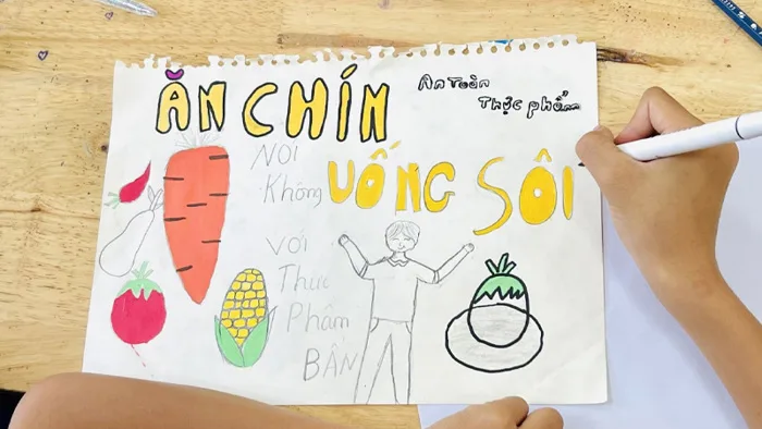 Tổng hợp tranh vẽ về vệ sinh an toàn thực phẩm ấn tượng Tổng hợp tranh vẽ về vệ sinh an toàn thực phẩm ấn tượng