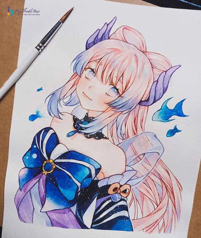 Tổng hợp +300 tranh vẽ anime nữ nam đẹp | Mỹ Thuật Bụi | Mỹ Thuật Bụi