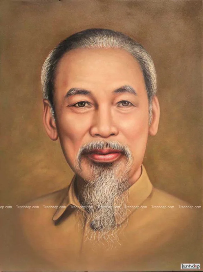 Tranh Bác Hồ - Tranh Bác Giáp Tranh Treo Văn Phòng Lãnh Đạo