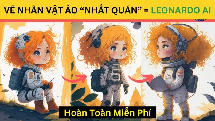 Cách vẽ nhân vật nhất quán và cực đẹp bằng Leonardo AI | Cách sử dụng AI vẽ  tranh miễn phí 2024