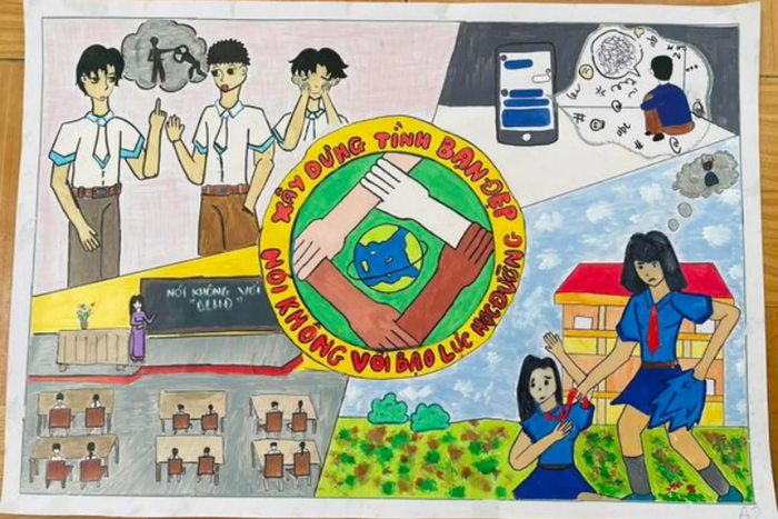Mẫu bài viết cuộc thi Phòng ngừa bạo lực học đường năm 2025