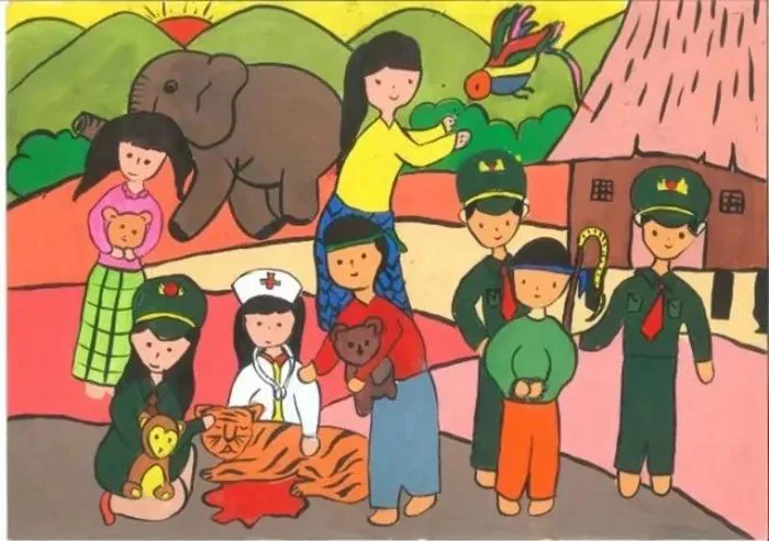 Vẽ tranh bảo vệ động vật hoang dã ý nghĩa và truyền cảm hứng