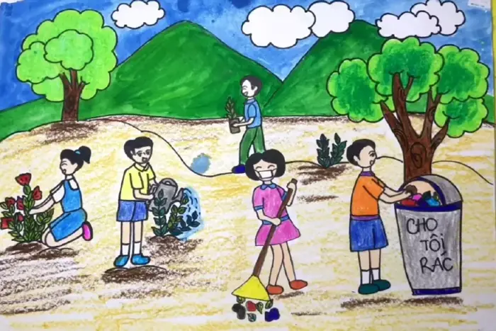 1000 Ý tưởng vẽ tranh bảo vệ môi trường đơn giản và đẹp.