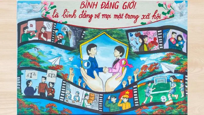 Tham khảo 50+ hình vẽ tranh bình đẳng giới ấn tượng nhất