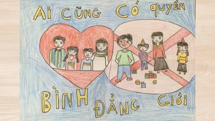 Khám phá hơn 50 hình vẽ về chủ đề bình đẳng giới ấn tượng và đầy ý nghĩa.