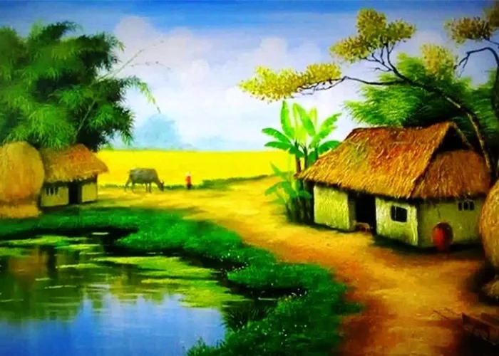12 Bức Tranh Phong Cảnh Quê Hương đẹp Làm Say đắm Lòng Người