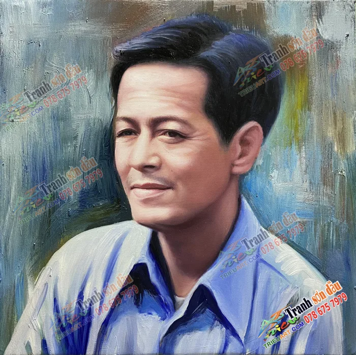 Vẽ chân dung sơn dầu nghệ thuật đẹp theo yêu cầu - quà tặng sinh nhật Vẽ chân dung sơn dầu nghệ thuật đẹp theo yêu cầu - quà tặng sinh nhật