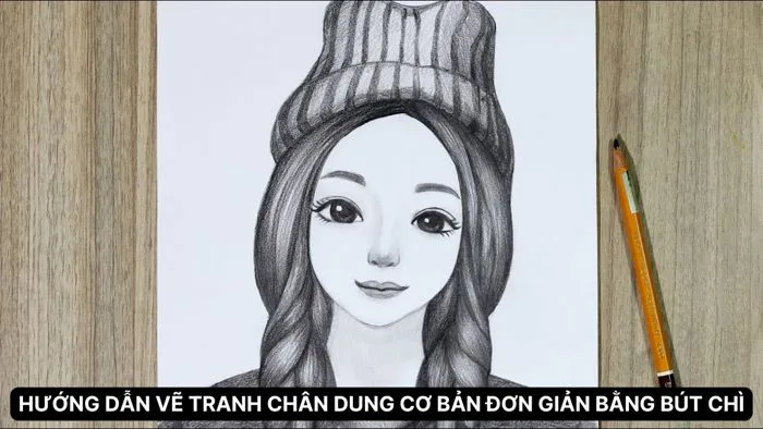 Hướng dẫn vẽ tranh chân dung cơ bản đơn giản bằng bút chì Hướng dẫn vẽ tranh chân dung cơ bản đơn giản bằng bút chì