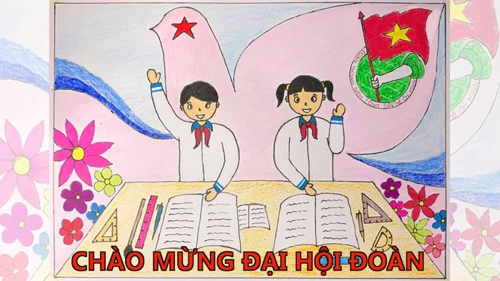 Vẽ tranh Thiếu nhi Việt Nam mừng đại hội Đoàn | Vẽ tranh cổ động chào mừng đại hội Đoàn (P6) Vẽ tranh Thiếu nhi Việt Nam mừng đại hội Đoàn | Vẽ tranh cổ động chào mừng đại hội Đoàn (P6)