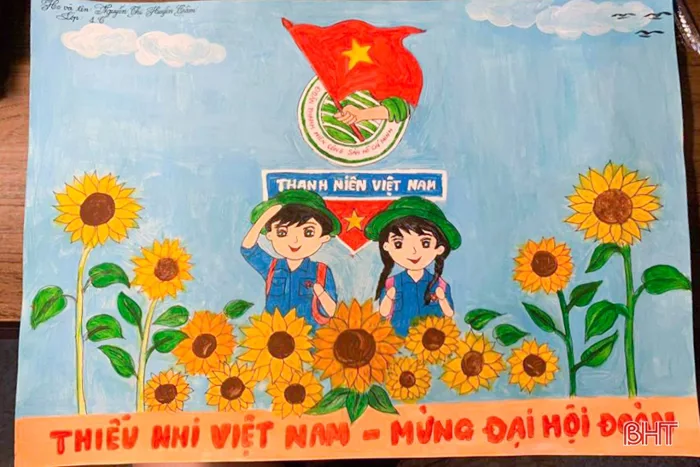 Xem tranh vẽ của thiếu nhi Hà Tĩnh chào mừng Đại hội Đoàn toàn quốc Xem tranh vẽ của thiếu nhi Hà Tĩnh chào mừng Đại hội Đoàn toàn quốc
