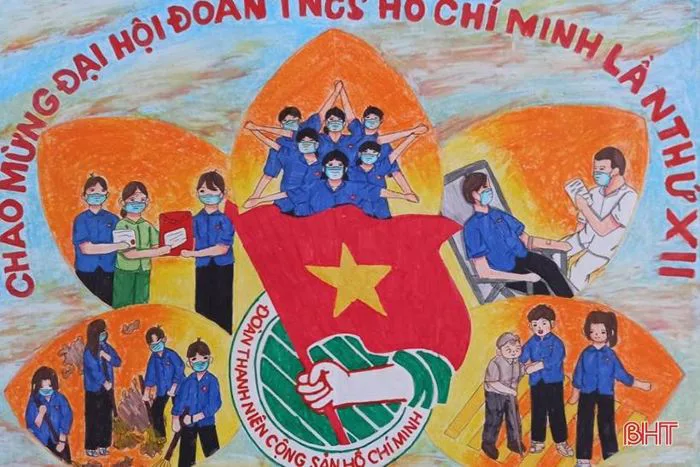 Xem tranh vẽ của thiếu nhi Hà Tĩnh chào mừng Đại hội Đoàn toàn quốc Xem tranh vẽ của thiếu nhi Hà Tĩnh chào mừng Đại hội Đoàn toàn quốc