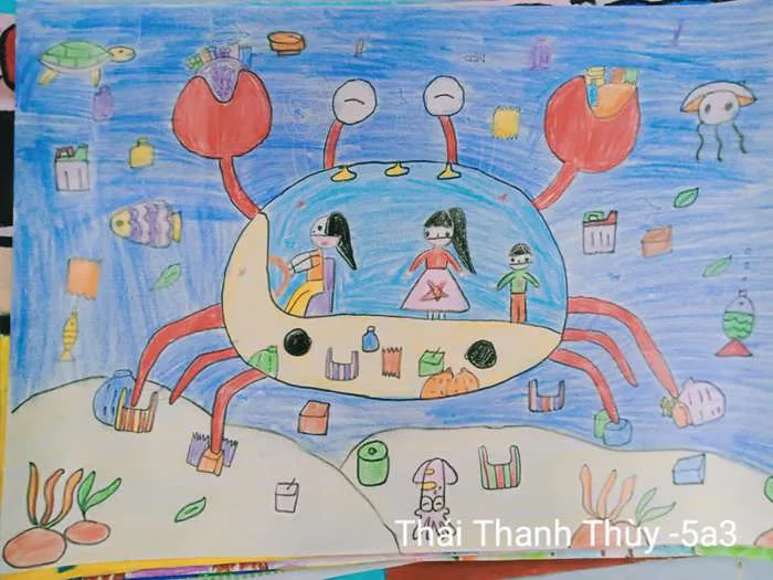 Vẽ tranh Chiếc ô tô mơ ước
