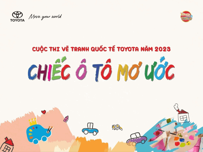 Tổng hợp tranh vẽ chiếc ô tô mơ ước đạt giải nhất
