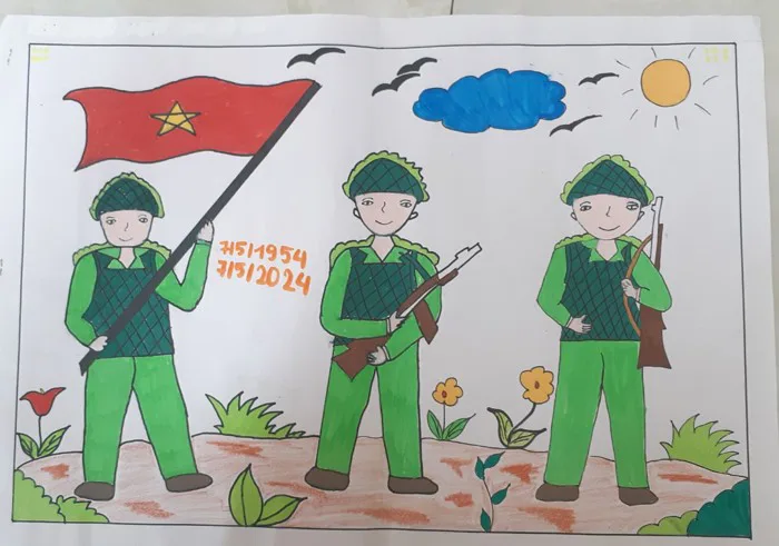 Cuộc thi vẽ tranh chào mừng kỷ niệm 70 năm chiến thắng lịch sử Điện Biên Phủ Cuộc thi vẽ tranh chào mừng kỷ niệm 70 năm chiến thắng lịch sử Điện Biên Phủ