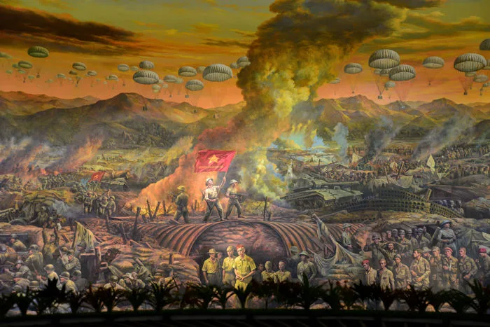 Bức tranh Panorama- tái hiện toàn cảnh Chiến dịch Điện Biên Phủ Bức tranh Panorama- tái hiện toàn cảnh Chiến dịch Điện Biên Phủ