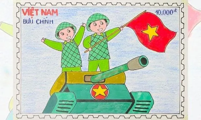 Vẽ tranh chiến thắng Điện Biên Phủ trên không đơn giản 2026 Vẽ tranh chiến thắng Điện Biên Phủ trên không đơn giản 2026