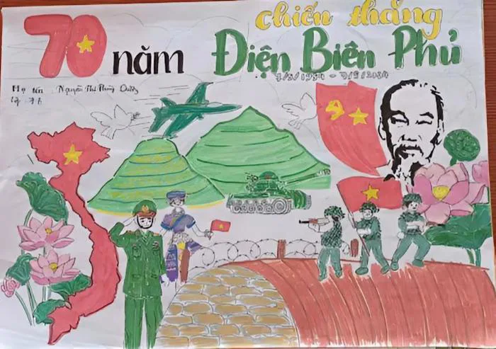 Hướng dẫn vẽ tranh chiến thắng Điện Biên Phủ đơn giản, đẹp nhất Hướng dẫn vẽ tranh chiến thắng Điện Biên Phủ đơn giản, đẹp nhất