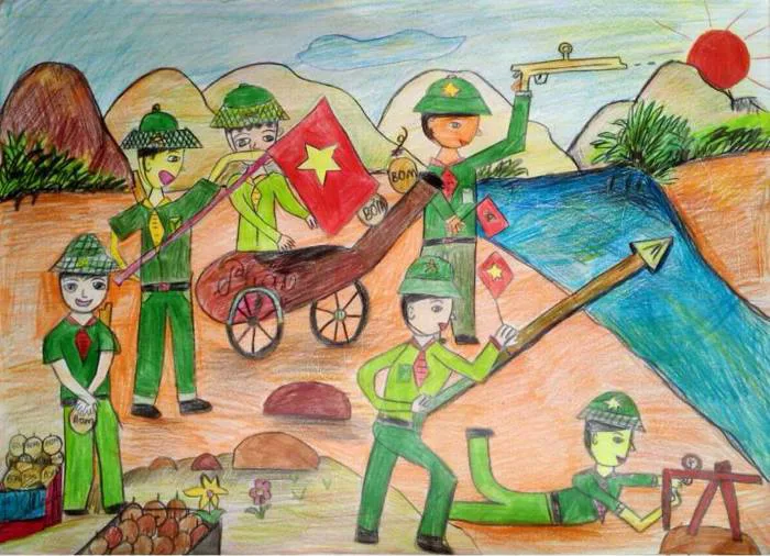 Vẽ tranh đề tài: 
