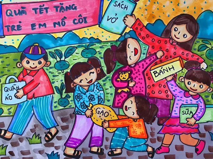 Tranh vẽ hoạt động vì cộng đồng đẹp, ý nghĩa và sáng tạo 2026 Tranh vẽ hoạt động vì cộng đồng đẹp, ý nghĩa và sáng tạo 2026