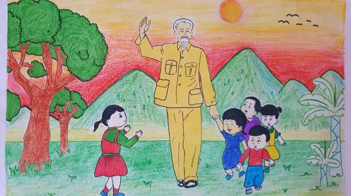 CUỘC THI VẼ TRANH CHÀO MỪNG 130 NĂM NGÀY SINH NHẬT BÁC 19/5/1890 - 19/5/2020