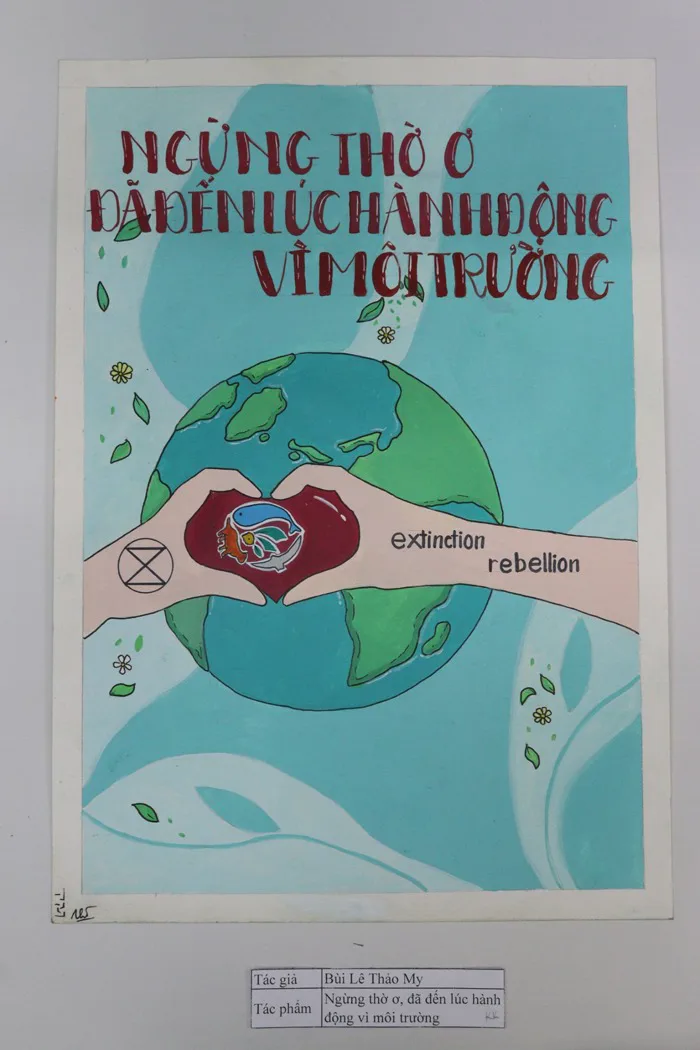 TRIỂN LÃM NHỮNG BỨC VẼ BIẾT NÓI – Vẽ tranh Cổ động Hành động vì môi trường | TRƯỜNG ĐẠI HỌC MỞ TP HCM TRIỂN LÃM NHỮNG BỨC VẼ BIẾT NÓI – Vẽ tranh Cổ động Hành động vì môi trường | TRƯỜNG ĐẠI HỌC MỞ TP HCM