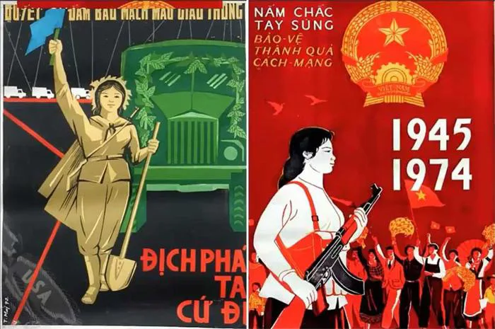 Đặc sắc tranh cổ động vẽ phụ nữ Việt Đặc sắc tranh cổ động vẽ phụ nữ Việt