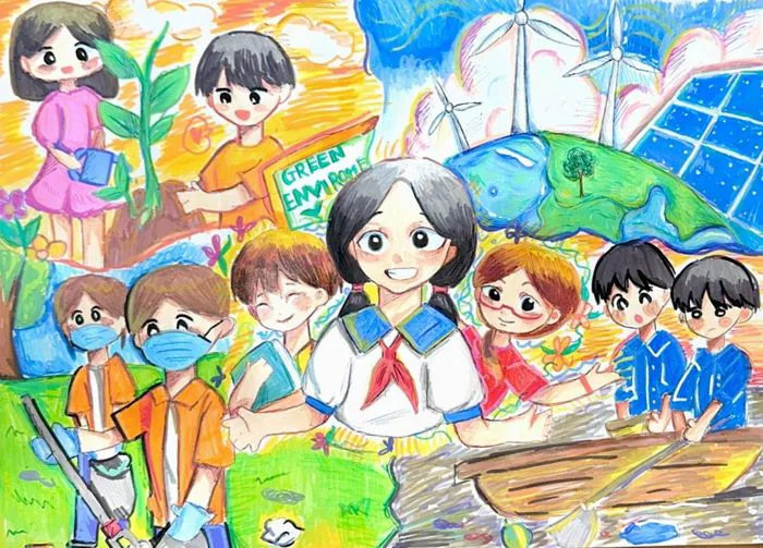 15 Mẫu Vẽ Tranh Cổ Động Bảo Vệ Môi Trường Đẹp 15 Mẫu Vẽ Tranh Cổ Động Bảo Vệ Môi Trường Đẹp