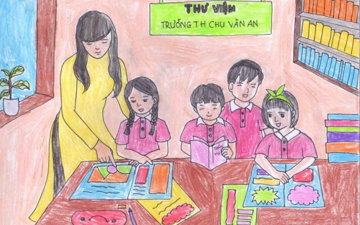 80+ Tranh vẽ 20/11 tri ân thầy cô đơn giản, đẹp nhất