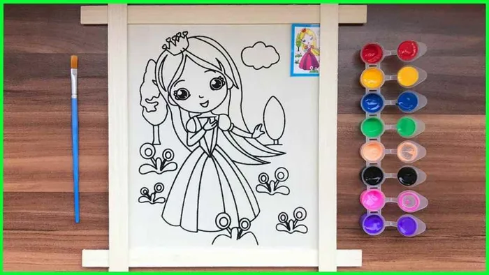 Khám phá thế giới cổ tích qua những chủ đề tranh tô màu công chúa đẹp nhất