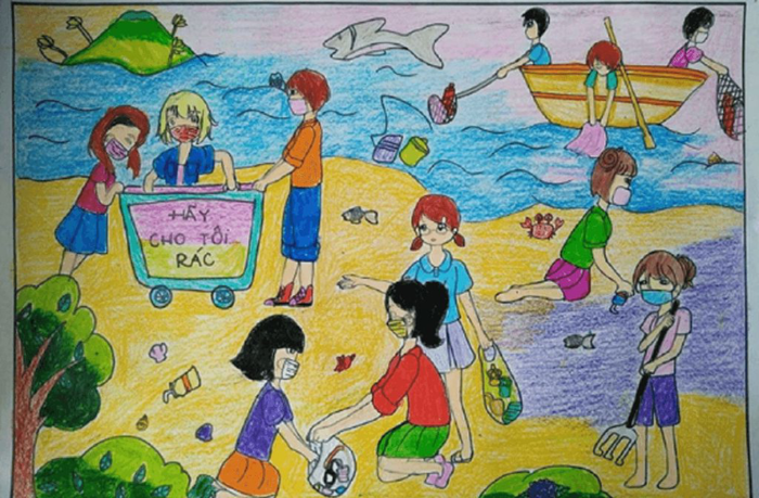 Đề tài: vẽ về cuộc sống quanh em