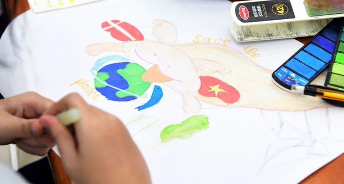 Nguyễn Siêu School (Hanoi, Vietnam) - Phát động cuộc thi vẽ tranh “Đan Mạch  trong mắt em năm 2025” Chủ đề: Sống Xanh