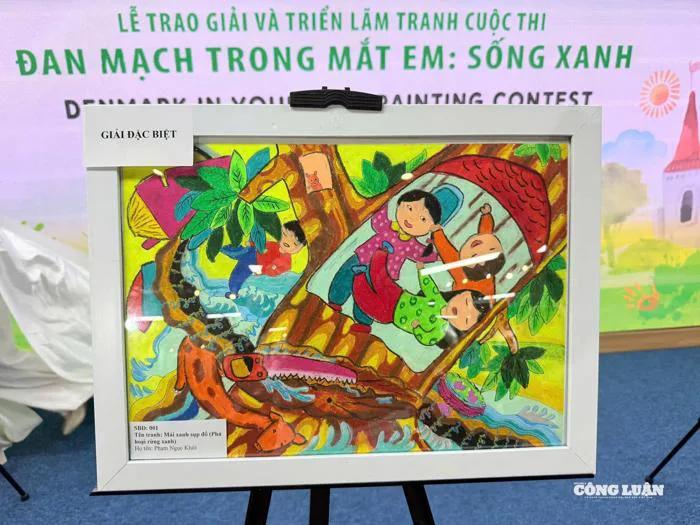 Tôn vinh các tài năng nhí tại cuộc thi vẽ tranh 'Đan Mạch trong mắt em'