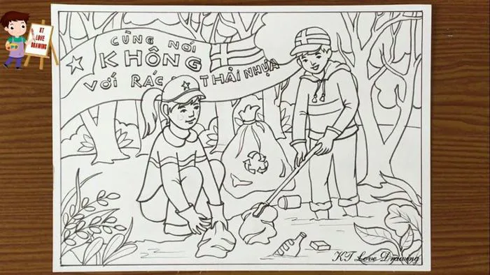 Vẽ tranh đề tài bảo vệ môi trường: Cuộc sống xanh / Vẽ tranh cổ động / Đan  Mạch trong mắt em P1
