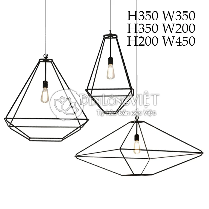 Đèn lồng vẽ tranh phong cảnh DT-VE18 | Đèn lồng Việt