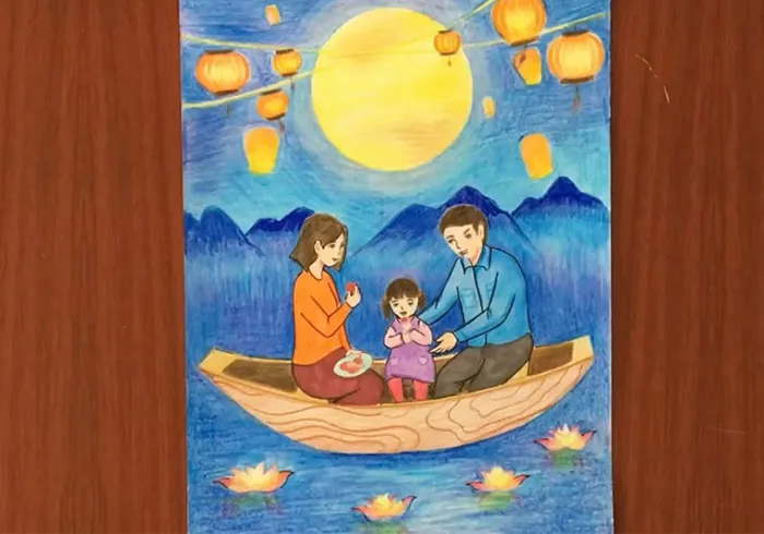 ve-tranh-de-tai-le-hoi-hoa-dang-1