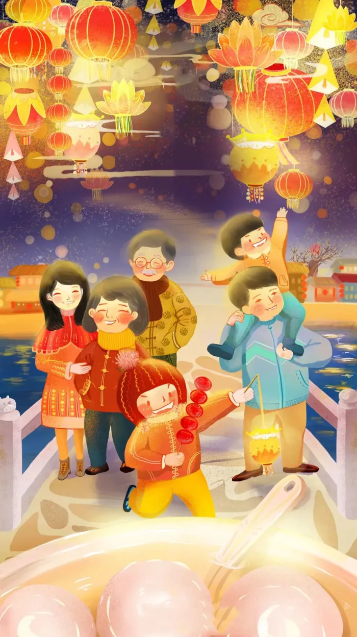 Tranh vẽ đề tài lễ hội hoa đăng đẹp nhất