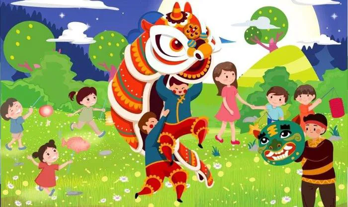 Vẽ tranh trung thu đơn giản mà đẹp, ấn tượng 2025