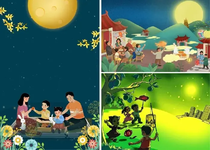 50+ bộ tranh vẽ đề tài trung thu đẹp nhất| Cách vẽ tranh trung thu đơn giản