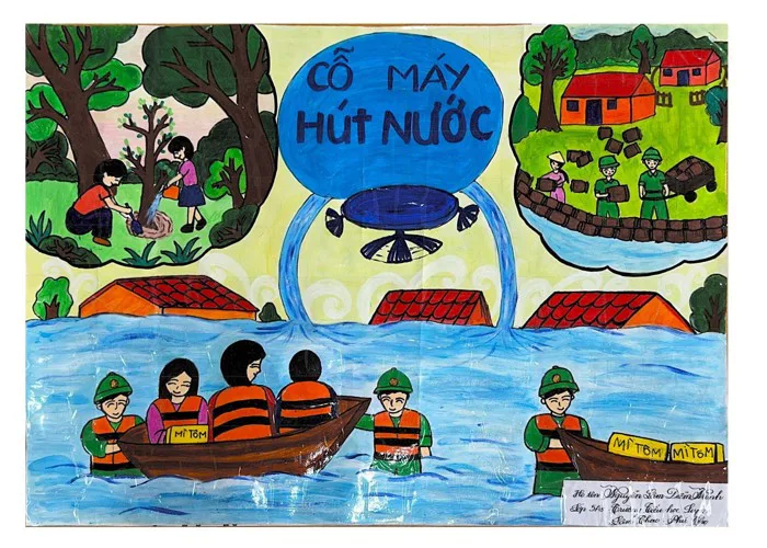 Sáng tác tranh góc nhìn trước thiên tai