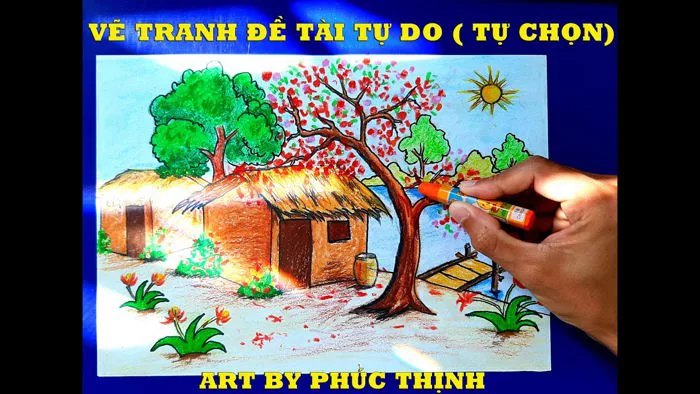 Vẽ Tranh Đề Tài Tự Do | Tranh Đề Tài Tự Chọn | Art By Phúc Thịnh